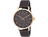 Buy Shop Calvin Klein Even Grey Dial Brown Leather Strap Watch for Women - K7B216G3 USA Online