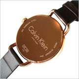Buy Shop Calvin Klein Even Grey Dial Brown Leather Strap Watch for Women - K7B236G3 USA Online