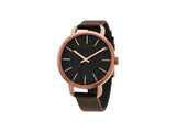 Buy Shop Calvin Klein Even Grey Dial Brown Leather Strap Watch for Women - K7B236G3 USA Online