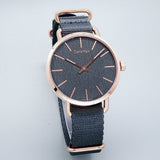 Buy Shop Calvin Klein Even Grey Dial Grey NATO Strap Watch for Men - K7B216P3 USA Online
