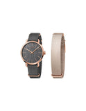 Buy Shop Calvin Klein Even Grey Dial Grey NATO Strap Watch for Men - K7B216P3 USA Online