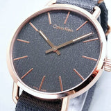 Buy Shop Calvin Klein Even Grey Dial Grey NATO Strap Watch for Men - K7B216P3 USA Online