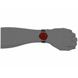 Buy Shop Calvin Klein Even Maroon Dial Black Leather Strap Watch for Men - K7B214CP USA Online