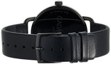 Buy Shop Calvin Klein Even Maroon Dial Black Leather Strap Watch for Men - K7B214CP USA Online
