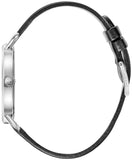 Buy Shop Calvin Klein Even Silver Dial Black Leather Strap Watch for Men - K7B211CY USA Online