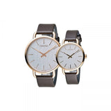 Buy Shop Calvin Klein Even Silver Dial Brown Leather Strap Watch for Men - K7B216G6 USA Online