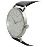 Buy Shop Calvin Klein Even White Dial Black Leather Strap Watch for Women - K7B211C6 USA Online