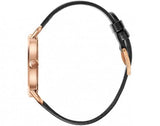 Buy Shop Calvin Klein Even White Dial Black Leather Strap Watch for Women - K7B216C6 USA Online