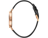 Buy Shop Calvin Klein Even White Dial Black Leather Strap Watch for Women - K7B236C6 USA Online