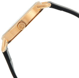 Buy Shop Calvin Klein Even White Dial Black Leather Strap Watch for Women - K7B236C6 USA Online