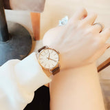 Buy Shop Calvin Klein Even White Dial Brown Leather Strap Watch for Women - K7B236G6 USA Online