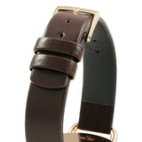 Buy Shop Calvin Klein Even White Dial Brown Leather Strap Watch for Women - K7B236G6 USA Online