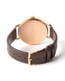 Buy Shop Calvin Klein Even White Dial Brown Leather Strap Watch for Women - K7B236G6 USA Online