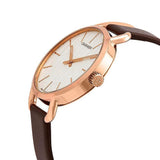 Buy Shop Calvin Klein Even White Dial Brown Leather Strap Watch for Women - K7B236G6 USA Online