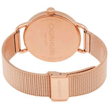 Buy Shop Calvin Klein Even White Dial Rose Gold Mesh Bracelet Watch for Women - K7B21626 USA Online