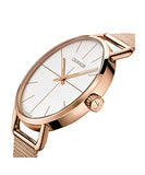 Buy Shop Calvin Klein Even White Dial Rose Gold Mesh Bracelet Watch for Women - K7B21626 USA Online
