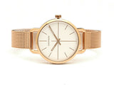 Buy Shop Calvin Klein Even White Dial Rose Gold Mesh Bracelet Watch for Women - K7B23626 USA Online