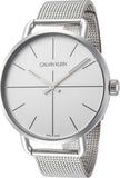 Buy Shop Calvin Klein Even White Dial Silver Mesh Bracelet Watch for Women - K7B23126 USA Online