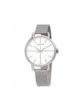 Buy Shop Calvin Klein Even White Dial Silver Mesh Bracelet Watch for Women - K7B23126 USA Online