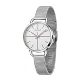 Buy Shop Calvin Klein Even White Dial Silver Mesh Bracelet Watch for Women - K7B23126 USA Online