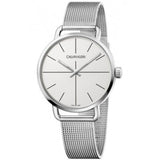 Buy Shop Calvin Klein Even White Dial Silver Mesh Bracelet Watch for Women - K7B23126 USA Online