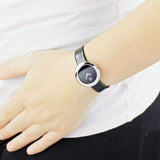 Buy Shop Calvin Klein Firm Black Dial Black Leather Strap Watch for Women - K3N231C1 USA Online