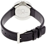 Buy Shop Calvin Klein Firm Black Dial Black Leather Strap Watch for Women - K3N231C1 USA Online