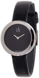 Buy Shop Calvin Klein Firm Black Dial Black Leather Strap Watch for Women - K3N231C1 USA Online