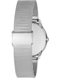 Buy Shop Calvin Klein Firm Black Dial Silver Mesh Bracelet Watch for Women - K3N23121 USA Online