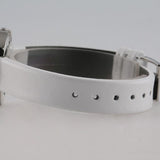 Buy Shop Calvin Klein Firm Silver Dial White Leather Strap Watch for Women - K3N231L6 USA Online