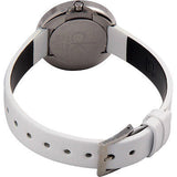 Buy Shop Calvin Klein Firm Silver Dial White Leather Strap Watch for Women - K3N231L6 USA Online