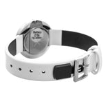 Buy Shop Calvin Klein Firm Silver Dial White Leather Strap Watch for Women - K3N231L6 USA Online
