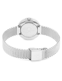 Buy Shop Calvin Klein Firm White Dial Silver Mesh Bracelet Watch for Women - K3N23126 USA Online