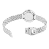 Buy Shop Calvin Klein Firm White Dial Silver Mesh Bracelet Watch for Women - K3N23126 USA Online