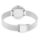 Buy Shop Calvin Klein Firm White Dial Silver Mesh Bracelet Watch for Women - K3N23126 USA Online