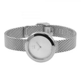 Buy Shop Calvin Klein Firm White Dial Silver Mesh Bracelet Watch for Women - K3N23126 USA Online