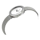 Buy Shop Calvin Klein Firm White Dial Silver Mesh Bracelet Watch for Women - K3N23126 USA Online