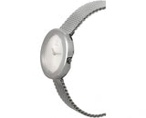 Buy Shop Calvin Klein Firm White Dial Silver Mesh Bracelet Watch for Women - K3N23126 USA Online