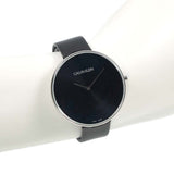 Buy Shop Calvin Klein Full Moon Black Dial Black Leather Strap Watch for Women - K8Y231C1 USA Online