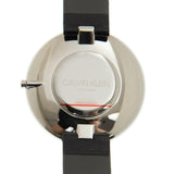 Buy Shop Calvin Klein Full Moon Black Dial Black Leather Strap Watch for Women - K8Y231C1 USA Online