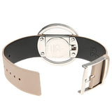 Buy Shop Calvin Klein Glam Transparent Dial Beige Leather Strap Watch for Women - K9423162 USA Online