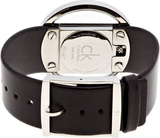 Buy Shop Calvin Klein Glam Transparent Dial Black Leather Strap Watch for Women - K9423107 USA Online