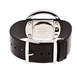 Buy Shop Calvin Klein Glam Transparent Dial Black Leather Strap Watch for Women - K9423107 USA Online