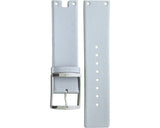 Buy Shop Calvin Klein Glam Transparent Silver Dial Grey Leather Strap Watch for Women - K9423193 USA Online
