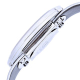 Buy Shop Calvin Klein Glam Transparent Silver Dial Grey Leather Strap Watch for Women - K9423193 USA Online