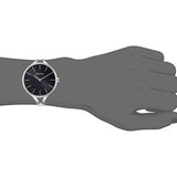 Buy Shop Calvin Klein Graphic Black Dial Silver Steel Strap Watch for Women - K7E23141 USA Online