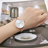 Buy Shop Calvin Klein Graphic Silver Dial Rose Gold Steel Strap Watch for Women - K7E23646 USA Online