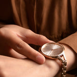 Buy Shop Calvin Klein Graphic Silver Dial Rose Gold Steel Strap Watch for Women - K7E23646 USA Online