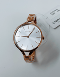 Buy Shop Calvin Klein Graphic Silver Dial Rose Gold Steel Strap Watch for Women - K7E23646 USA Online