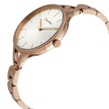Buy Shop Calvin Klein Graphic Silver Dial Rose Gold Steel Strap Watch for Women - K7E23646 USA Online
